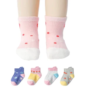 Soft Comfortable Toddler Baby Sock Non Slip Silicone Grip Children Kids Socks