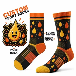 Soft Cotton Spandex Comfortable Custom Socks For Business for Premium Gift Collections