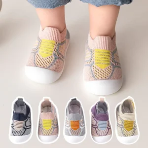 Soft Sole Anti-slip TPR Outsole Baby Toddler Unisex Socks Shoes