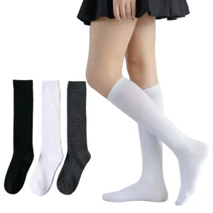 Soft Warm High Knee Socks Custom Cotton Socks Winter Thick Women Socks