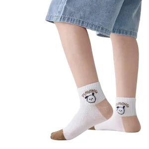 Solid Color Basic Kid Cotton Socks Everyday Wear Kids Socks Lot