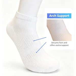 Solid Custom Logo Youth Men’s Ankle Sports Socks Sweat absorbent Breathable Eco Friendly Mesh Low Cut Daily Workout