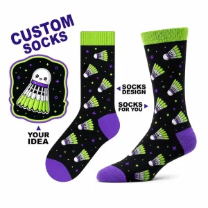 Source Factory Eco Friendly Cotton Blend Private Label Custom Socks for B2B Custom Orders