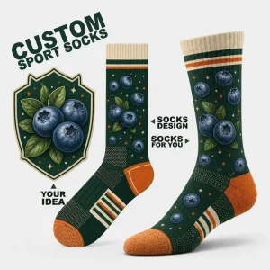 Source Factory Private Label Logo Ready Bulk Order Custom Socks For Business for Custom Brand Projects