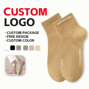 Spandex Cotton Casual Crew Socks for Kids Spring Summer Standard Antibacterial Deodorant Boat Socks Black White