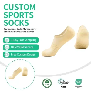 Spandex Cotton Summer Thin Boat Socks Girl’s Sweat Absorbent Breathable Non Slip No Show Low Cut Antibacterial Casual Logo
