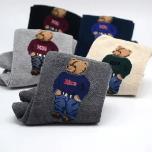 Special Adult Children’s Non-Slip Floor Socks Thin Yoga Bottom Knitted Crew Cuff for Parent-Child Early Education Trampoline