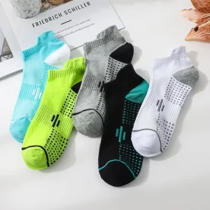 Sport Breathable Running Socks Men Trainer Ankle Length Athletic Socks for Run