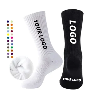 Sport Cycling Basketball Gym Calcetines De Deporte Logo Custom Athletic Socks With Packaging