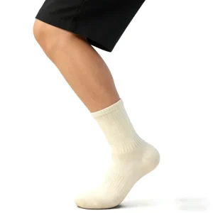 Sport Mens Supima Cotton Socks Standard Thermal Crew Cozy Comfortable Casual Anti Bacterial Anti Slip Daily Solid Pattern
