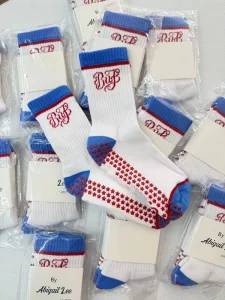 Sport Pilates Socks Anti slip Free Packaging Custom Pilates Sock