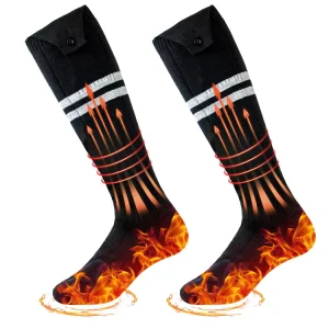 Sport Socks Outdoor Winter Rechargeable 3 Heating Settings Heated Thermal Socks for Men and Women