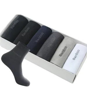Sports Bamboo Socks for Men and Women Super Soft Knitted Crew Thin Spring Season Cuff with Logo