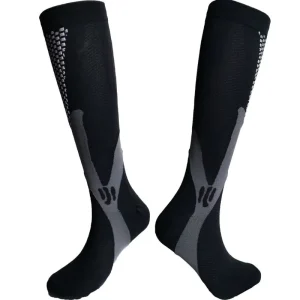 Sports Compression Socks Elastic Knitted Knee High Size Pressure Socks for Outdoor Summer Riding