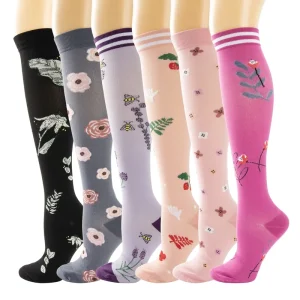 Sports Compression Socks Knee High Socks Custom Unisex Breathable Terry Tall Boot Socks