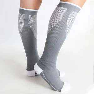 Sports Compression Socks Running Elastic Antibacterial Breathable Nylon Spandex
