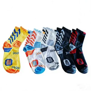 Sports Crew Winter Breathable Knee Socks for Running Hiking Camping Football Basketball Unisex Customize Logo Character Print