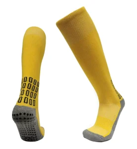 Sports Football Socks with Jacquard Print Knitted High Sweat Absorbent and Comfortable Logo Position Socks