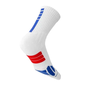 Sport’s House Men’s Crew Knitted ODM Anti-Slip Antibacterial Quick Drying Basketball Socks