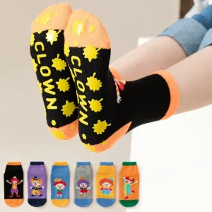 Sports Playground Trampoline Floor Socks Adult Yoga Anti-Slip Children’S Amusement Park Glue Baby Walking Socks Spandex/Cotton