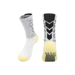 Sports Socks Football Socks Men’s Anti-slip Towels Solid Base Color Sports Socks