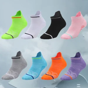 Sports Socks Men Running Exercise Thick Towel Bottom Basketball Spandex Nylon Cotton Breathable Anti Slip Ankle TN