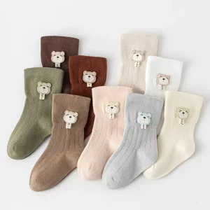 Spring Autumn 3d Cartoon Baby Socks Children’s Socks Cute Middle Tube Cotton Kids Socks Unisex