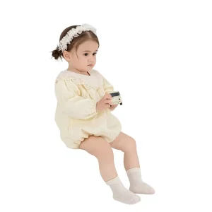 Spring Autumn Baby & Children’s Cotton Socks Knitted Breathable Thin for Boys Girls Students Boneless Loose