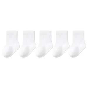 Spring Autumn Baby & Children’s Socks Cotton Bamboo Fiber Antibacterial Newborn Boys Girls Student Boneless Loose