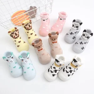 Spring Autumn Children’s Walking Socks Breathable Lightweight Anti slip Sports Shoes Socks Baby Walking Socks Neutral Style