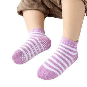 Spring Summer Autumn Children’s Socks Non Slip Dot Glue Anti Slip Bow Cotton Boat Socks for Kids Boys Baby Socks C017