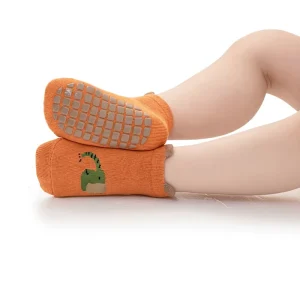 Spring Summer Baby Floor Socks Knitted Three Dimensional Cartoon Low Side Boat Trampoline Non Slip Toddler Socks