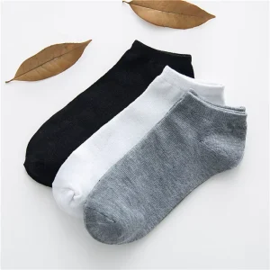 Spring Summer Low Cut Business Men Ankle Socks Basic Athletic Casual No Show Short Socks