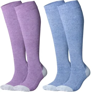 Standard Wool Nylon Knitted Compression Socks for Autumn Home Outdoor Use Heavy Duty Solid Color Simple Design