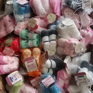 Stock Baby Socks Booties Branded Non Slip Cotton 5000 Quantity for Spring Season Baby Bobysuit Apparel Made in China