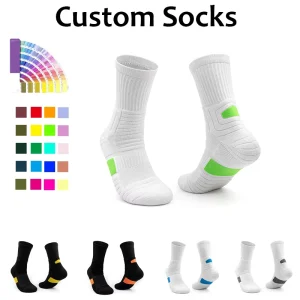 Sumerb Basketball Casual Cotton Men’s Sports Breathable Eco Friendly Sweat Absorbent Geometric Pattern Daily Business Use Socks