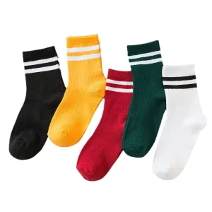 Summer Baby Boy Girl Kids School Socks Custom Cute Children Cotton School Style Socks