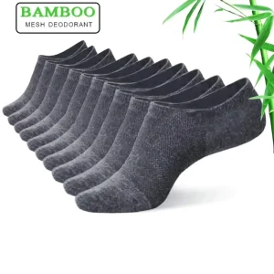 Summer High Quality Cool Men’s Bamboo Fiber No Show Socks