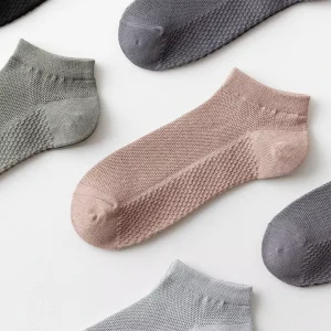 Summer No Show Casual Low Cut Men’s Dress Business Socks Cotton Ankle Socks