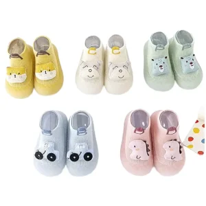 Summer Thin Breathable Crew Dress Non Slip Soft Soled Infants Toddler Shoes Socks Cartoon Baby Shoes Thin Baby Socks Baby Socks