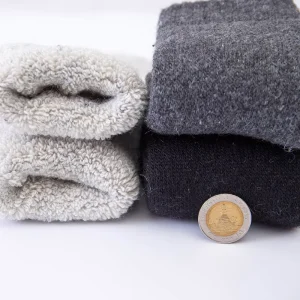 Super Thick Solid Color Rabbit Woolen Socks for Men Winter Warm Towel Socks