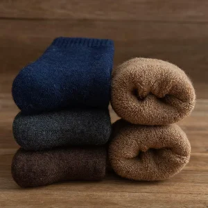 Super Thick Wool Socks Winter Warm Thickened Rabbit Wool Socks Men Terry Crew Socks
