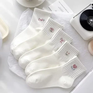 Sweat-absorbent Breathable Anti-Bacterial Anti-Slip Quick Dry Spring Cute Men Women Sports Custom Box Socks