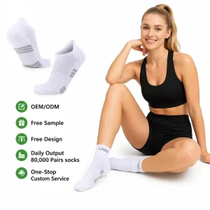 Terry Bottom Casual Crew Socks Thickened Outdoor Sports Cotton Spandex Snagging Resistant Comfortable Breathable