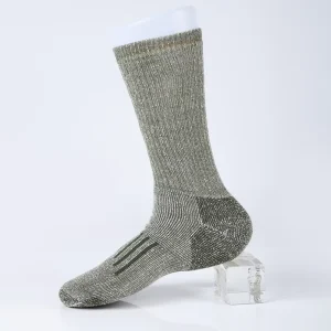 Terry Custom Cozy Long Thick Warm Winter Merino Wool Socks Thermal Socks for Winter Men Hiking
