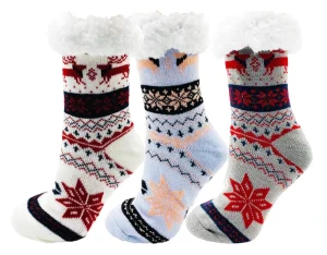 Thermal Fluffy Socks Women Slipper Socks Funny Thick Warm Animal Winter Custom Socks