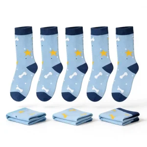 Thermal Lined Spring Casual Socks 100% Cotton Antibacterial Non Slip No MOQ