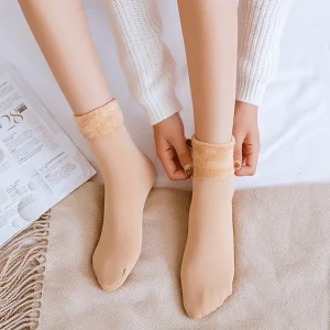 Thermal Thick Plush Socks Fleece Snow Warm Socks Winter Socks for Women
