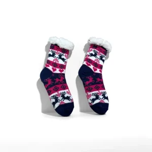 Thermal Warm Cute Heart Pattern Indoor Socks for Girls