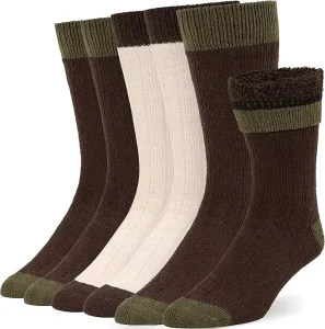 Thermal Winter Mid Tube Terry Socks Casual Heavy Soft Cozy Knitted Sleep Floor Breathable Crew Bottom Character Pattern Body